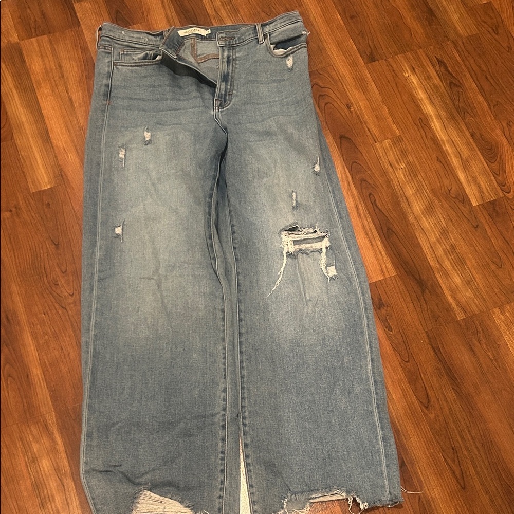 Distressed Blue Women's Jeans